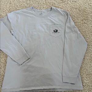 Southern Tide Light Gray Long Sleeve Tee
